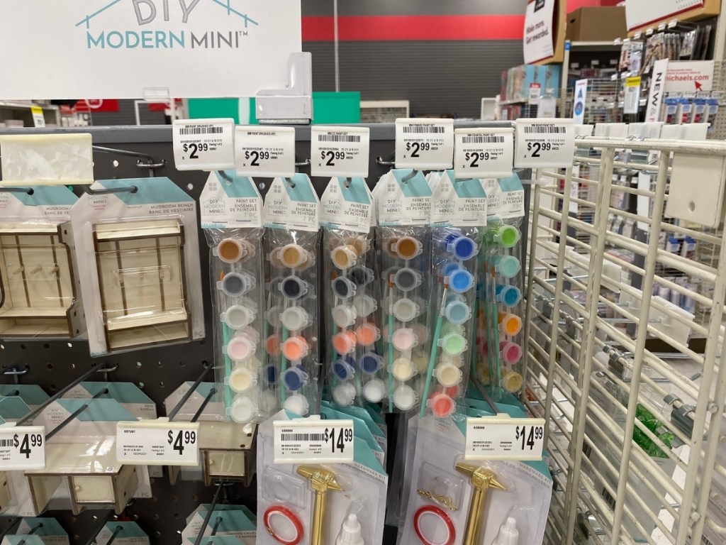 Paint sets at Michaels