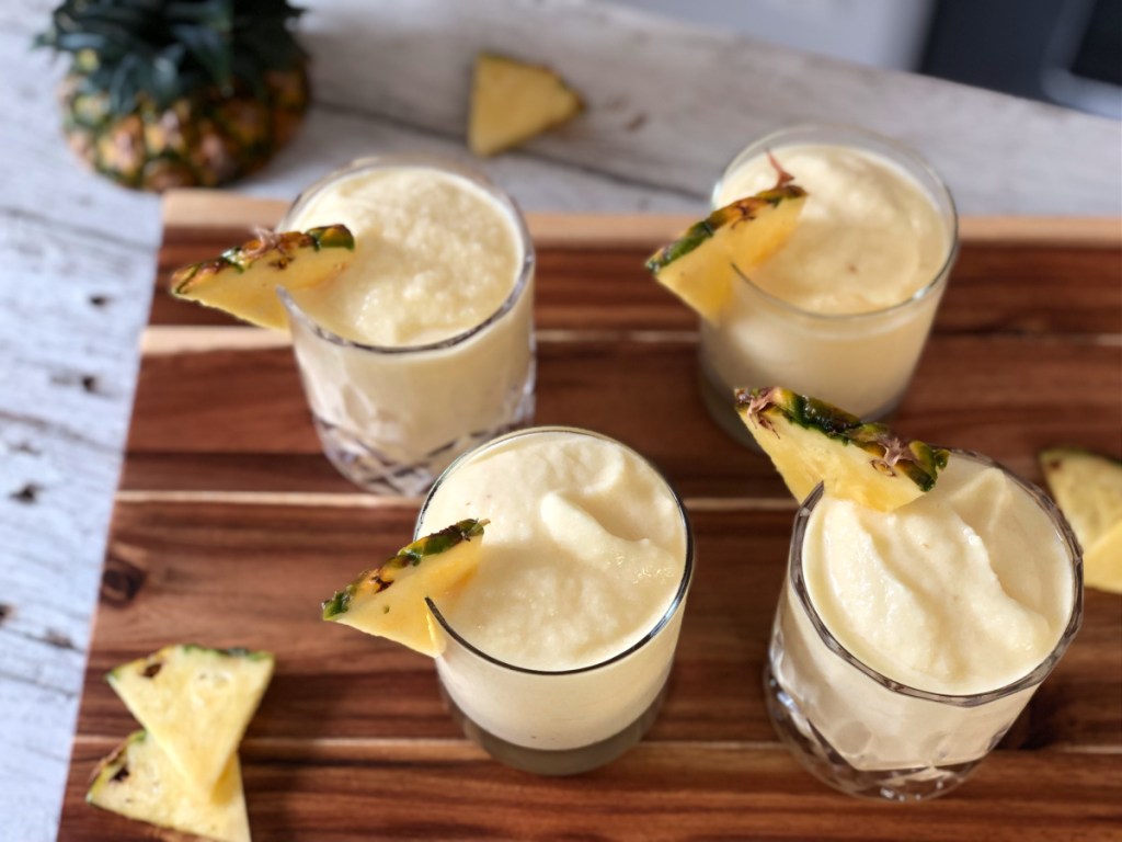 the best piña colada recipe four glasses