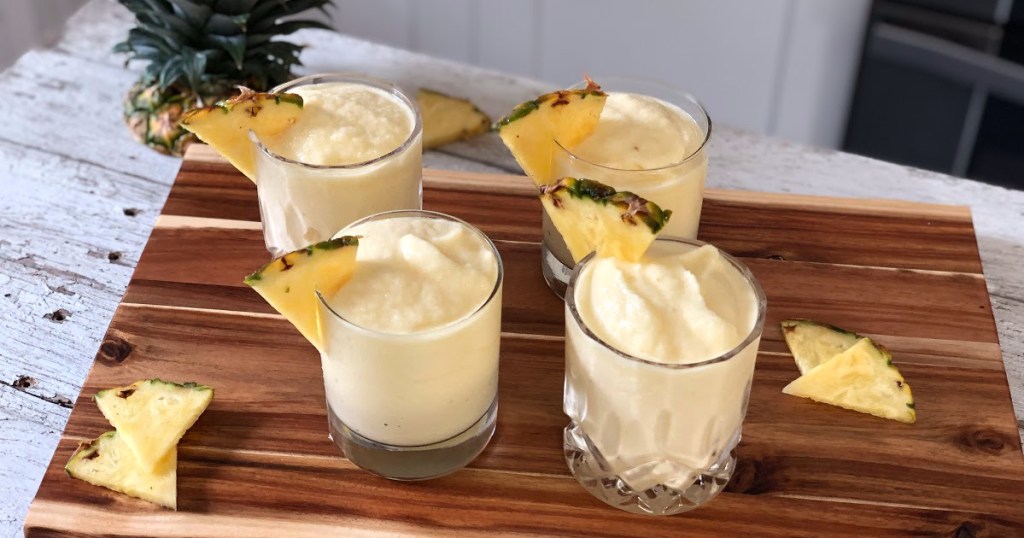 the best Pina Colada recipe with garnish