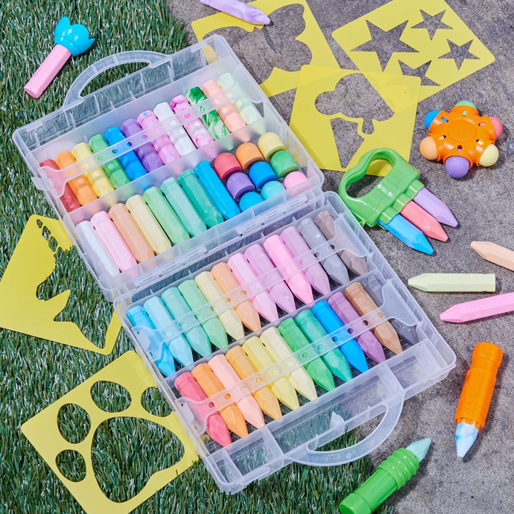 huge chalk kit with stencils