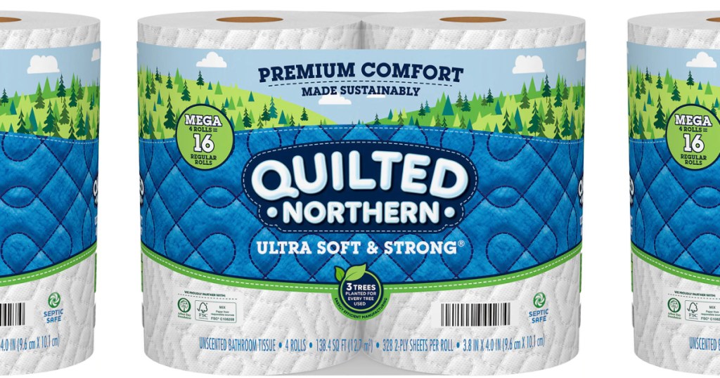 quilted northern mega roll 4 pack