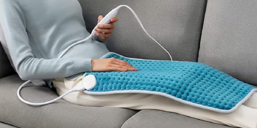 Oversized Microplush Heating Pad Only $15 Shipped | Great for Back Pain