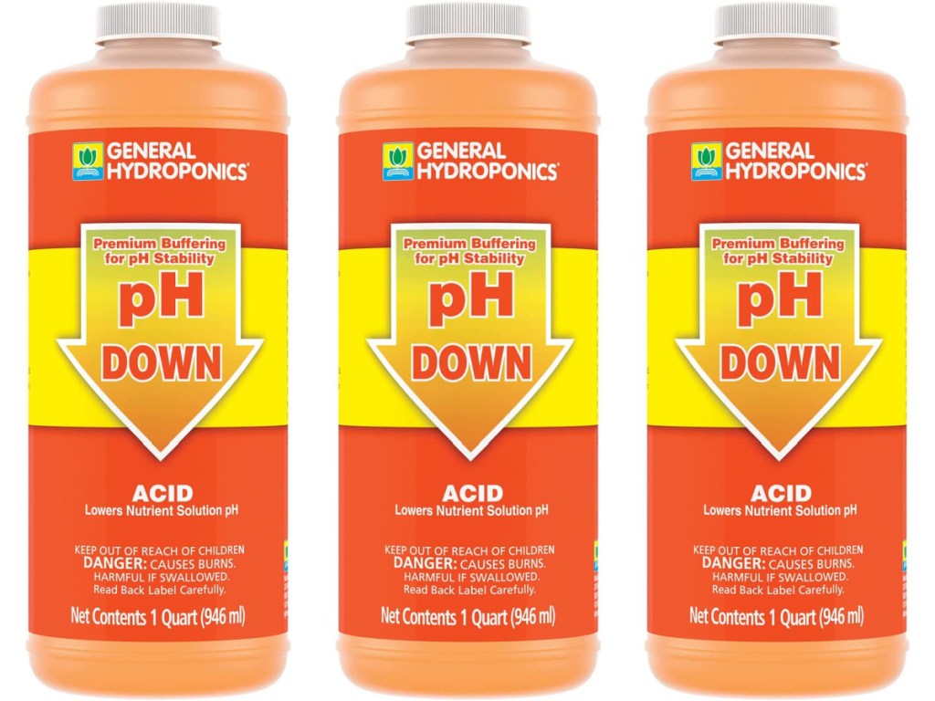 3 bottles of ph down for plants