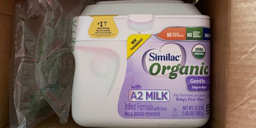 Similac Organic Infant Formula 23.2oz Container 6-Count Just $74 Shipped on Amazon (Only $12 Each)