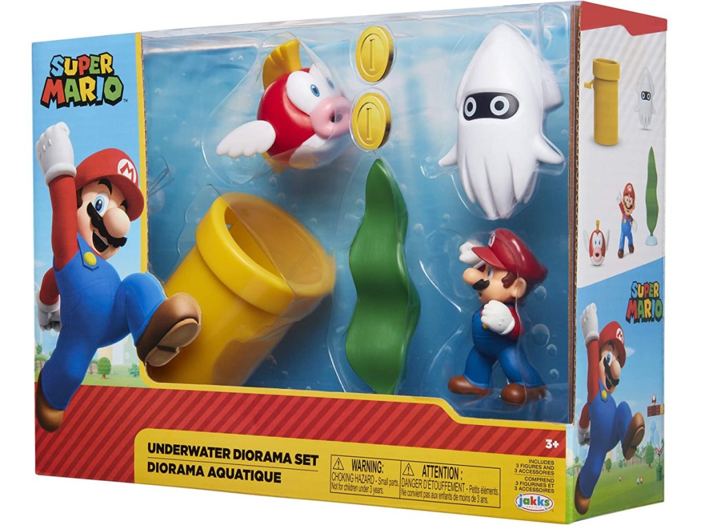 Super Mario Brothers diorama playset