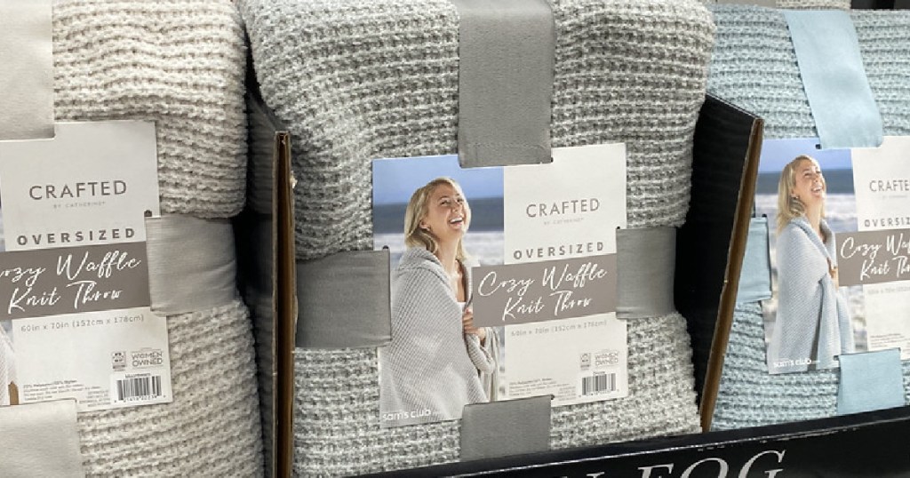 Waffle Knit Throw from Sam's Club