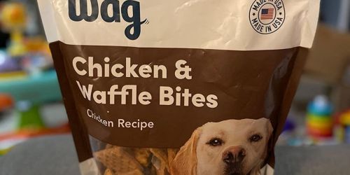 Wag Chicken & Waffle Bites Dog Treats from $3 Shipped on Amazon (Regularly $6)