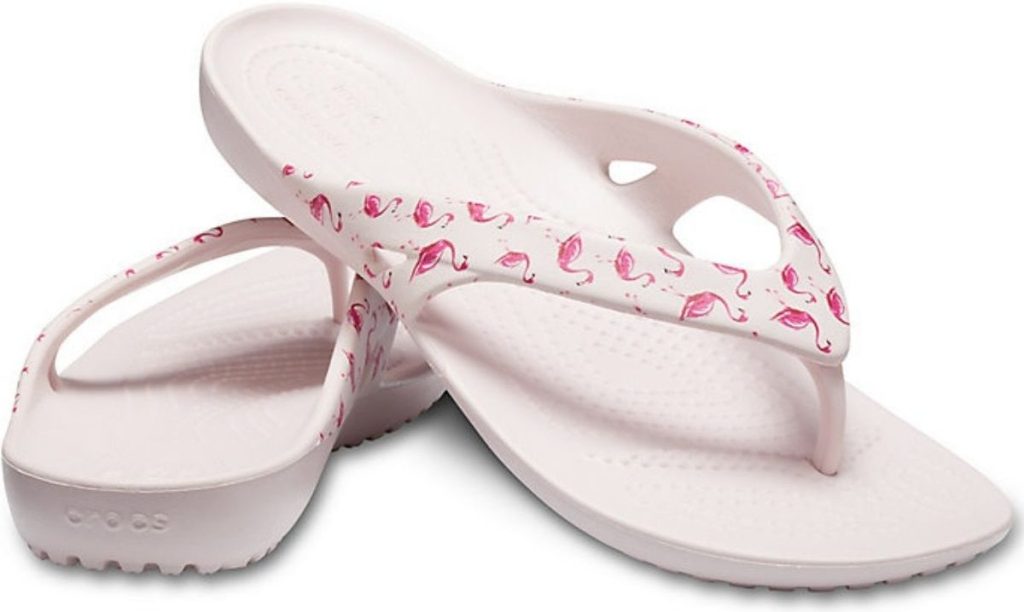 women's Crocs flip flops