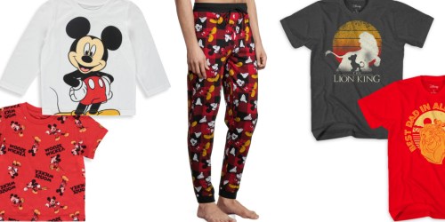 Disney Apparel for the Family from $7 on Walmart.online (Regularly $12)