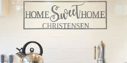 Personalized Home Sweet Home Sign Just $21.99 Shipped on Jane.online (Regularly $70)