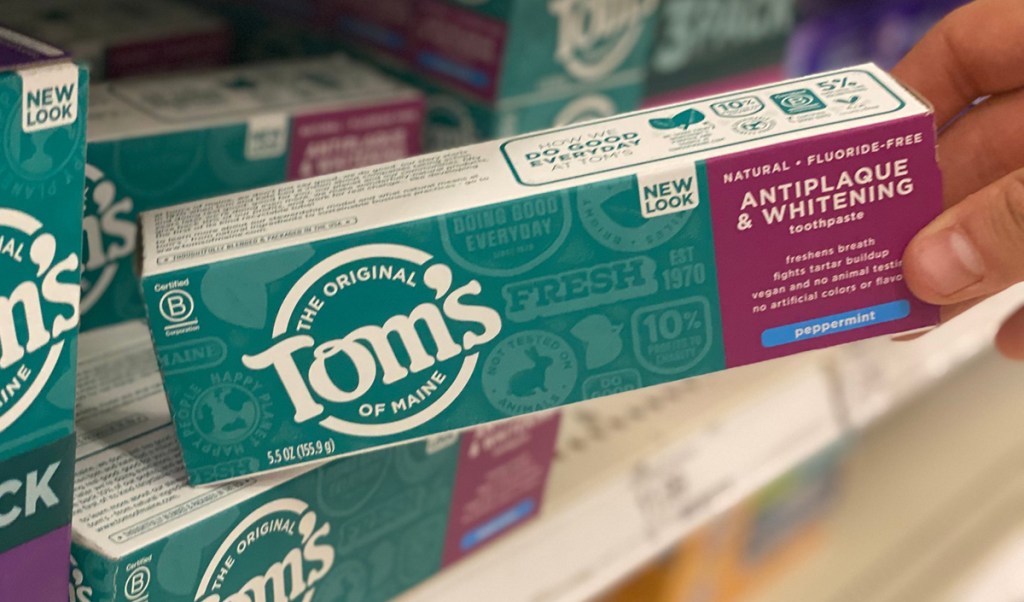 toms of maine toothpaste