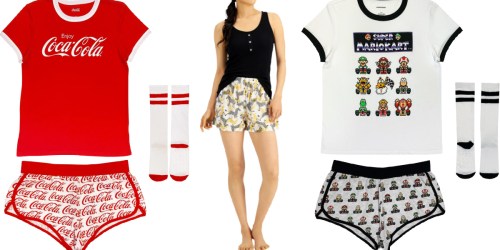 Women’s Pajama Sets from $8.96 on Macys.online (Regularly $50) | Super Mario, Pac-Man, & More