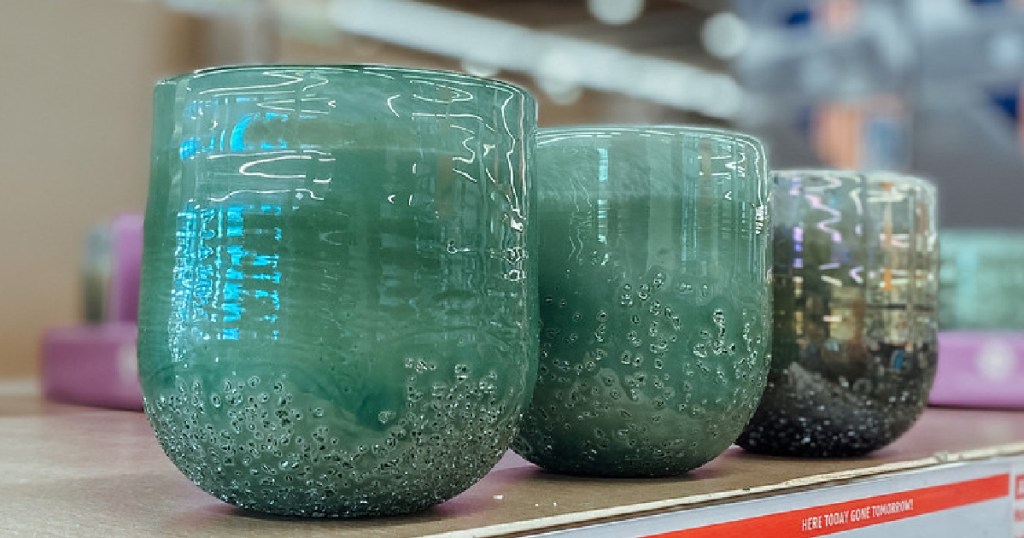 ALDI artisan glass candles