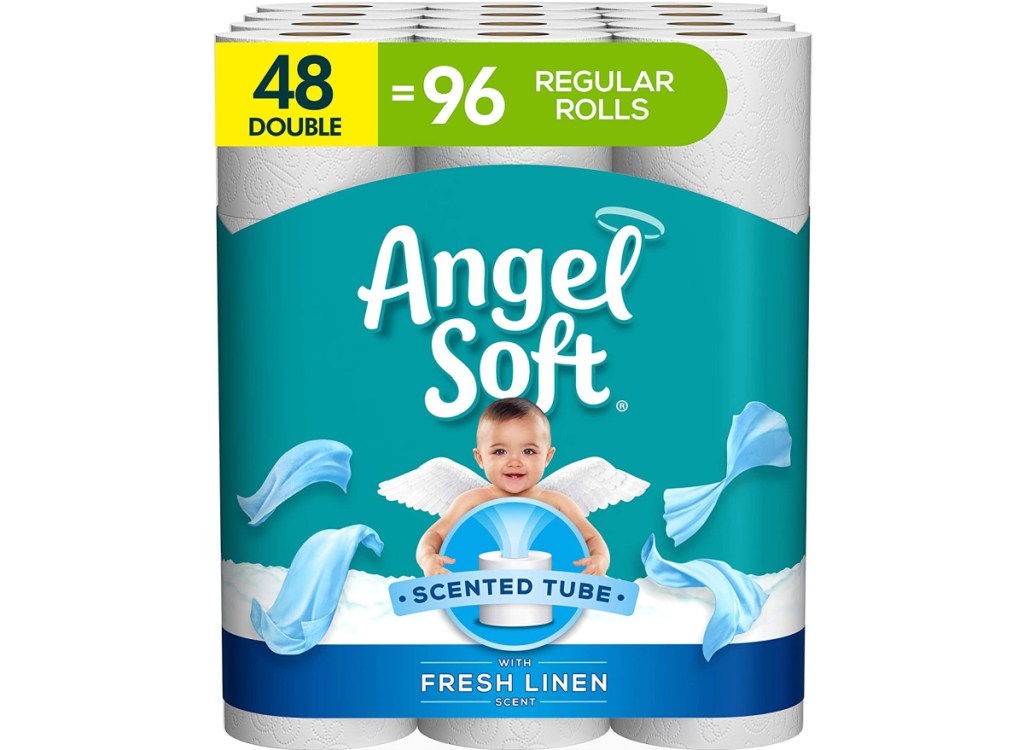 Angel Soft Toilet Paper with Fresh Linen Scent 48-Count Double Rolls