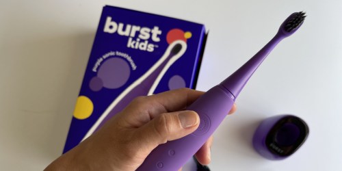 BURSTkids Sonic Toothbrush Only $49.99 Shipped (Regularly $70) | Features Super Soft Charcoal Bristles