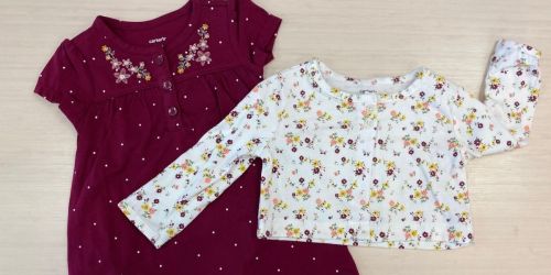 Carter’s Baby Girl 2-Piece Bodysuit Dress Sets Only $11 on Kohls.online (Regularly $26)