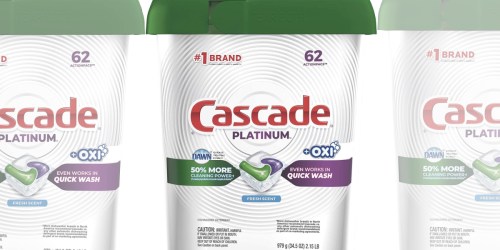 $15 Off $50 Household Purchase on Amazon | Stock Up on Cascade, Glad, & More