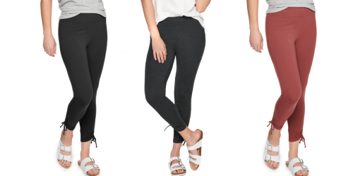 Women’s Sonoma Goods For Life Cinch Ankle Leggings Just $3.40 (Regularly $20) on Kohl’s.online