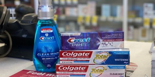 6 FREE Crest & Colgate Oral Care Products After Walgreens Rewards