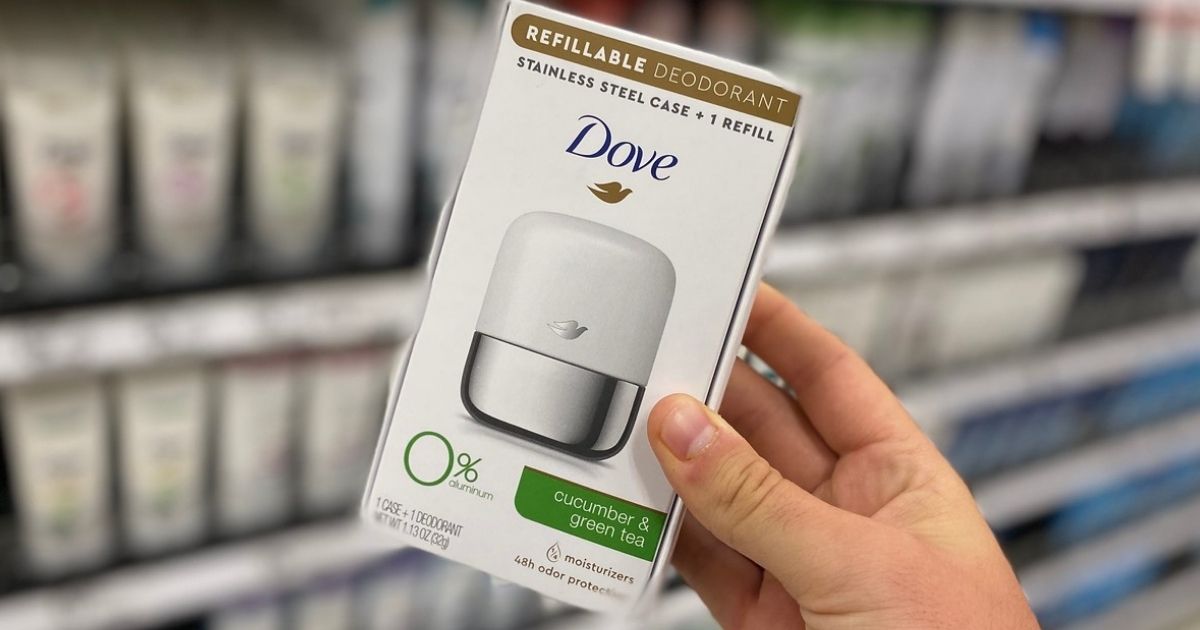 Dove 0% Aluminum Refillable Deodorant