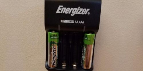 Energizer Battery Charger w/ 2 AA Rechargeable Batteries Only $5.49 on Best Buy (Regularly $10)