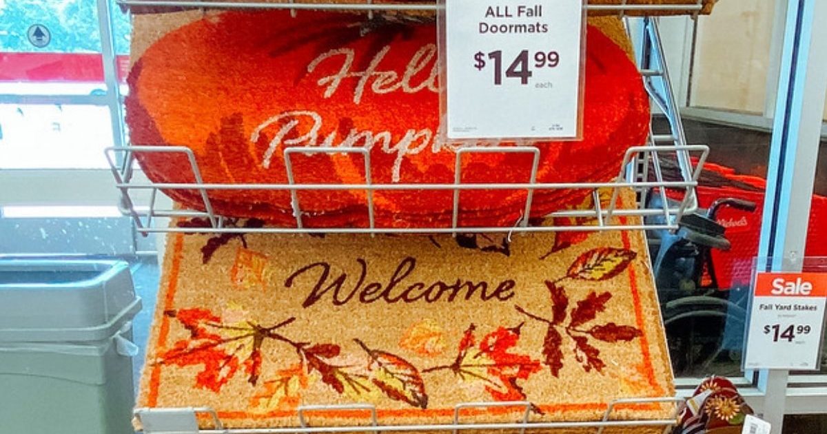 Fall Doormats at Michaels