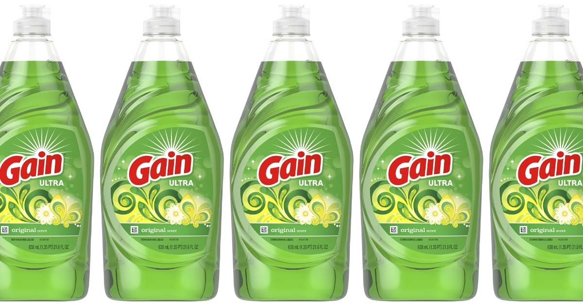 Gain Ultra Dishwashing Liquid Dish Soap 21.6