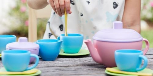 Green Toys 17-Piece Tea Set Only $11.99 on Amazon or Target.online (Regularly $20)