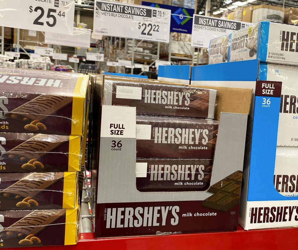 hershey's bars at sam's club