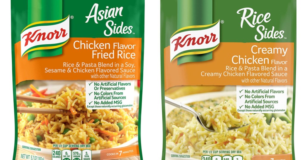 Knorr rice side packets