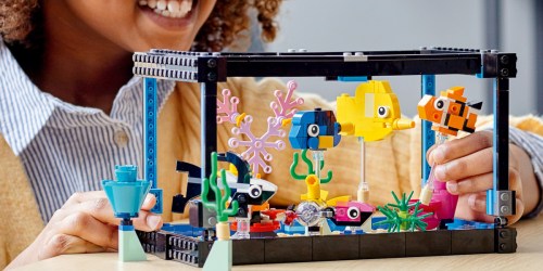 LEGO Creator Fish Tank 3-in-1 Set Only $29.97 on Walmart.online | Build a Fish Tank, Treasure Chest, & Art Easel