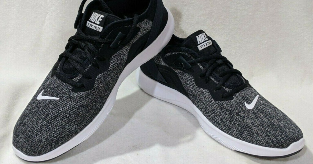 pair of women's black sneakers