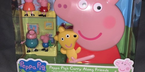 Peppa Pig 4-Piece Figures Set w/ Carry Case Just $9.42 on Walmart.online (Regularly $15)