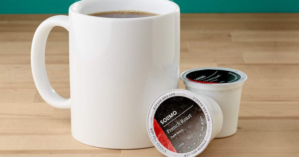 solimo french roast coffee pods