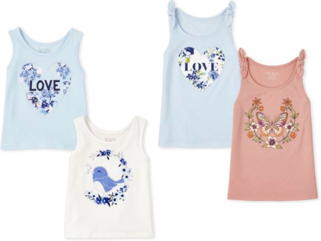 TCP girls clothing tank top sets