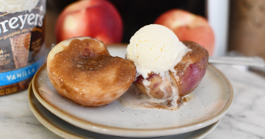 air fryer peach cobbler