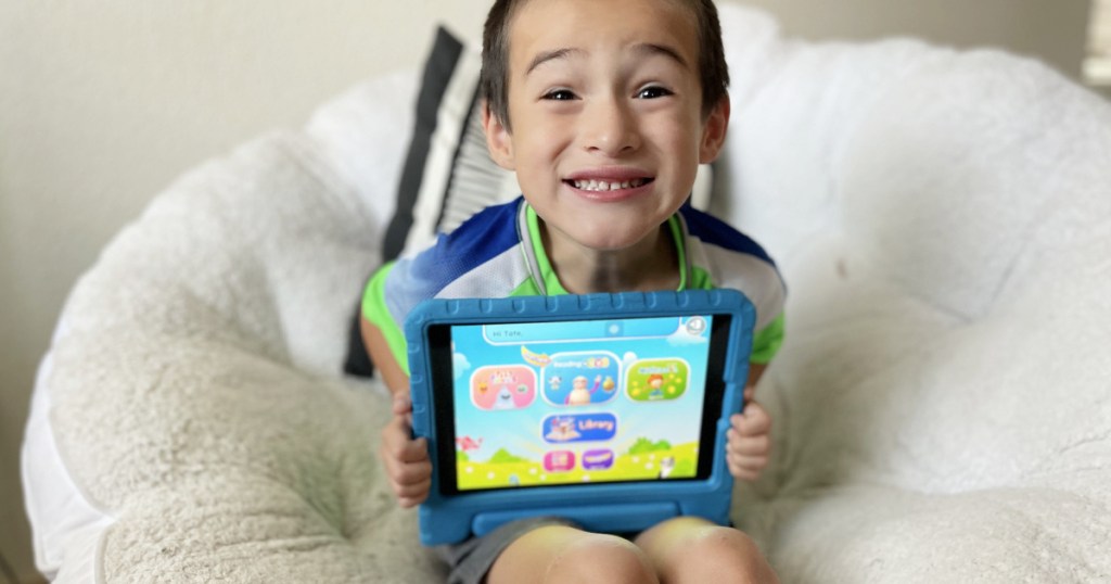 boy playing reading eggs