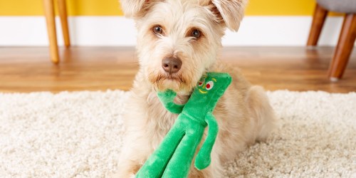 Gumby Plush Dog Toy Just $2.98 on Amazon or Chewy.online (Regularly $10)