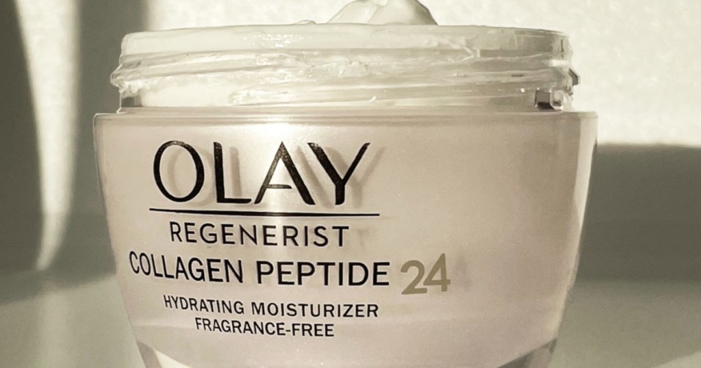 olay regnerist cream opened jar