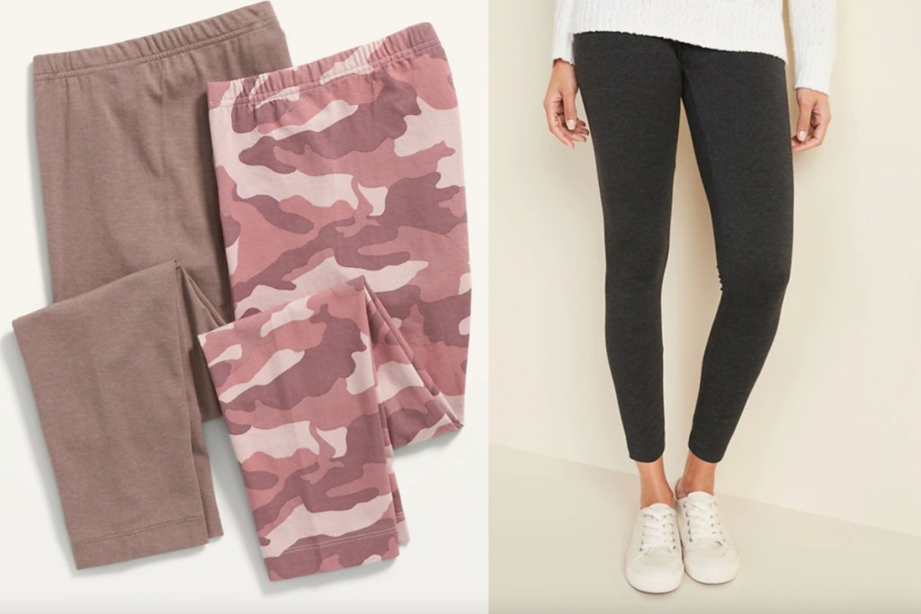 old navy leggings w/ 2-pack