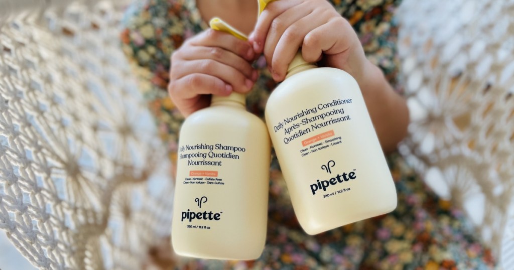 pipette shampoo bottles