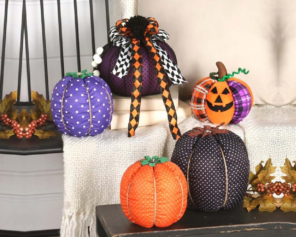 plush pumpkins