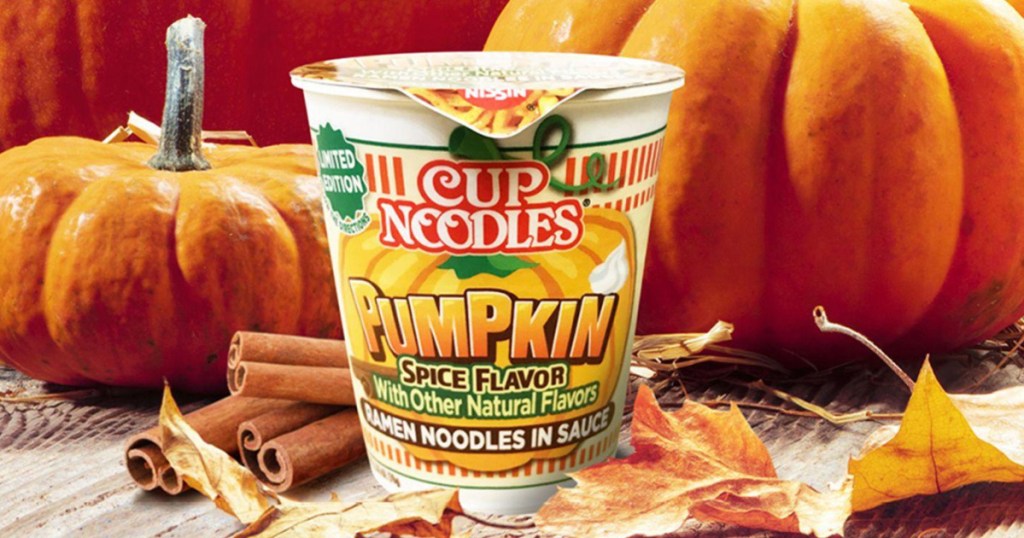 pumpkin spice cup noodles