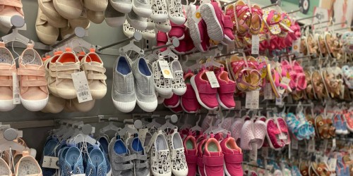 Buy One, Get One 50% Off Kids Shoes at Target | Sandals from $2.99, Sneakers $7.49 Each, & More