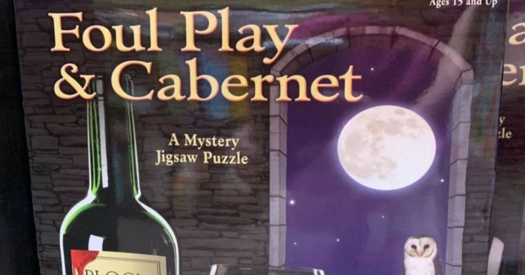 foul play and cabernet bepuzzled jigsaw puzzle