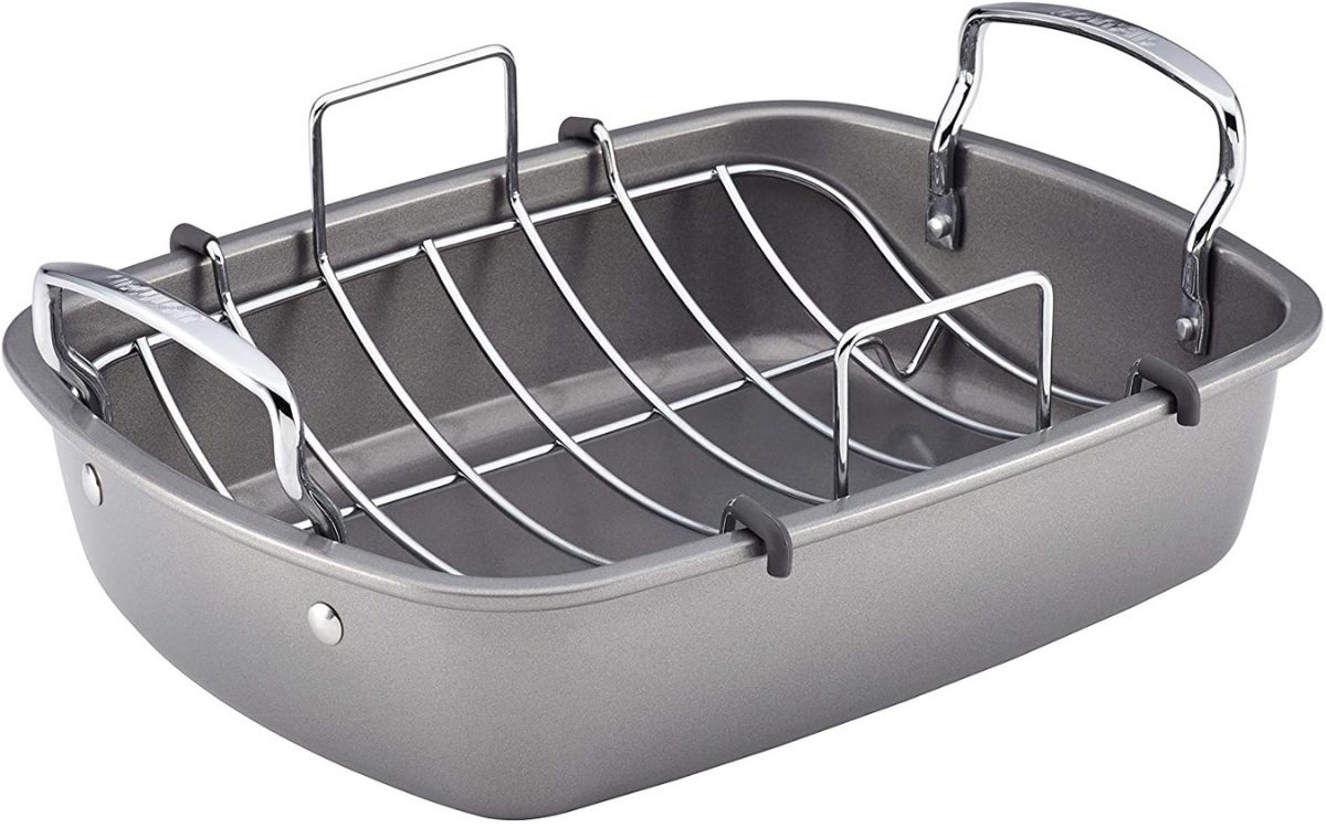 Circulon Nonstick Roasting 17x13 Pan/Roaster with Rack