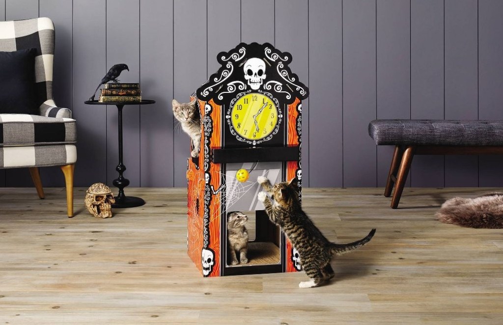 Clock Tower Cat Scratcher