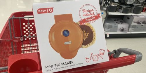 Dash Mini Pie Maker Only $15.99 on Target.online | Includes Recipes & Crust Cutter