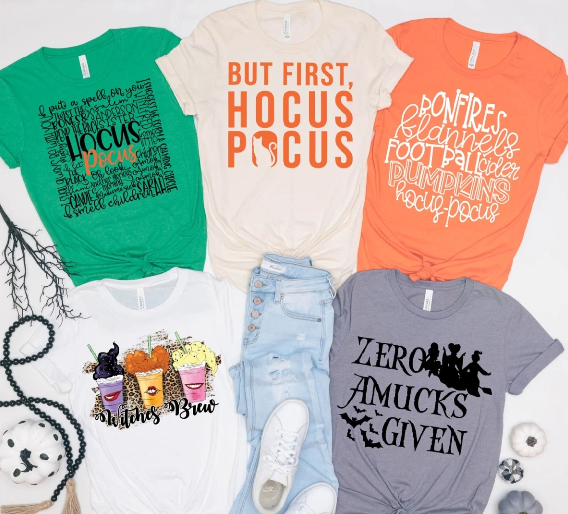 Fall Hocus Pocus Graphic Tees