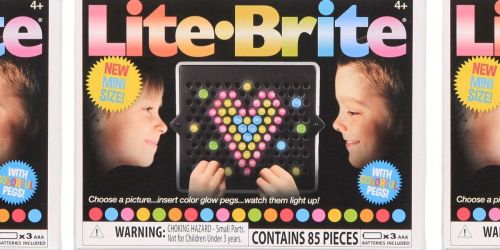 Lite Brite Mini Only $3.49 on Walmart.online (Regularly $10)